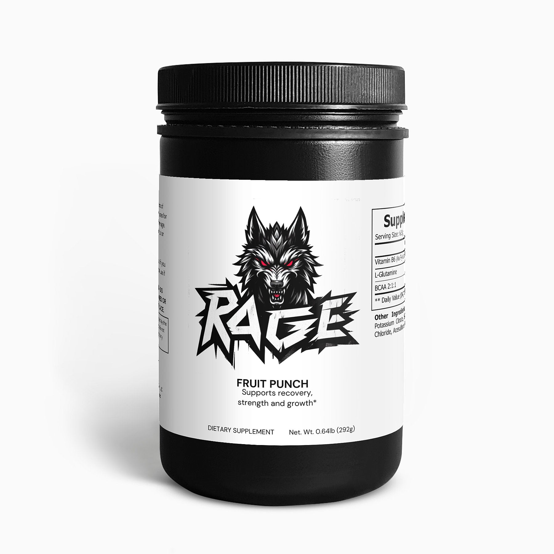 Rage Hound BCAA Shock Powder (Fruit Punch)