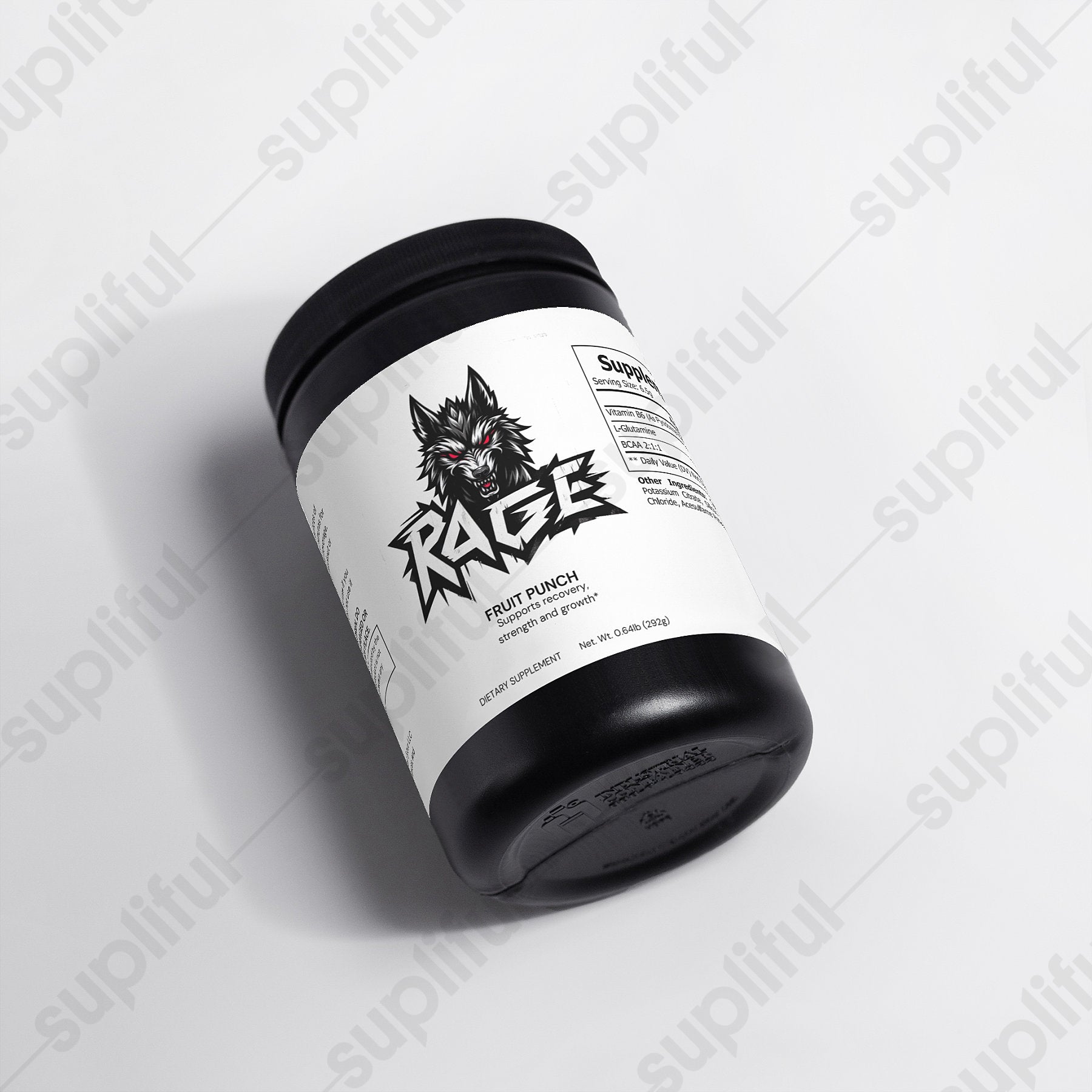 Rage Hound BCAA Shock Powder (Fruit Punch)